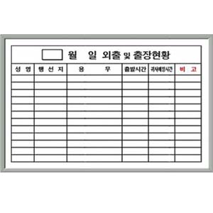 신형외출/출장현황보드