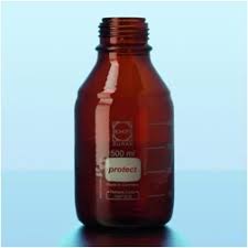 GLASS LABORATORY BOTTLE