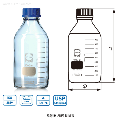 GLASS MEDIA BOTTLE