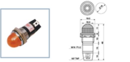네온램프표시용홀더