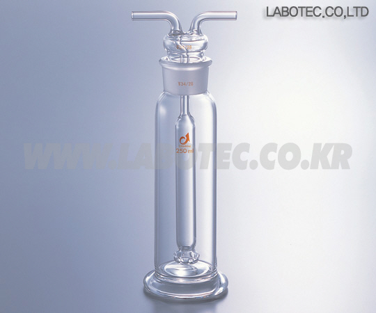 GLASS GAS WASHING BOTTLE