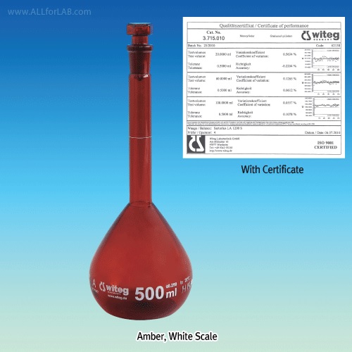 GLASS VOLUMETRIC FLASK