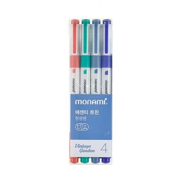 에센티트윈형광펜세트