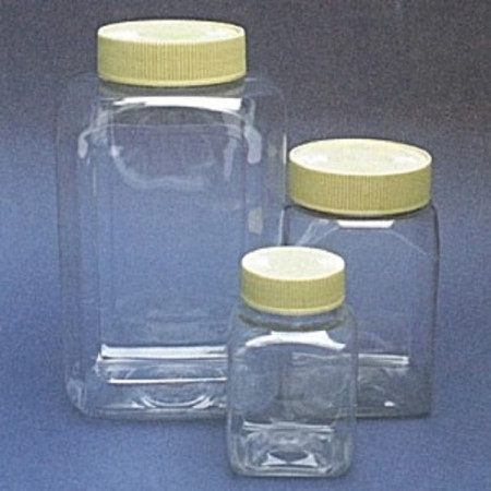 PLASTIC SQUARE SAMPLE BOTTLE