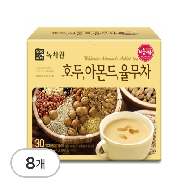 호두아몬드율무차